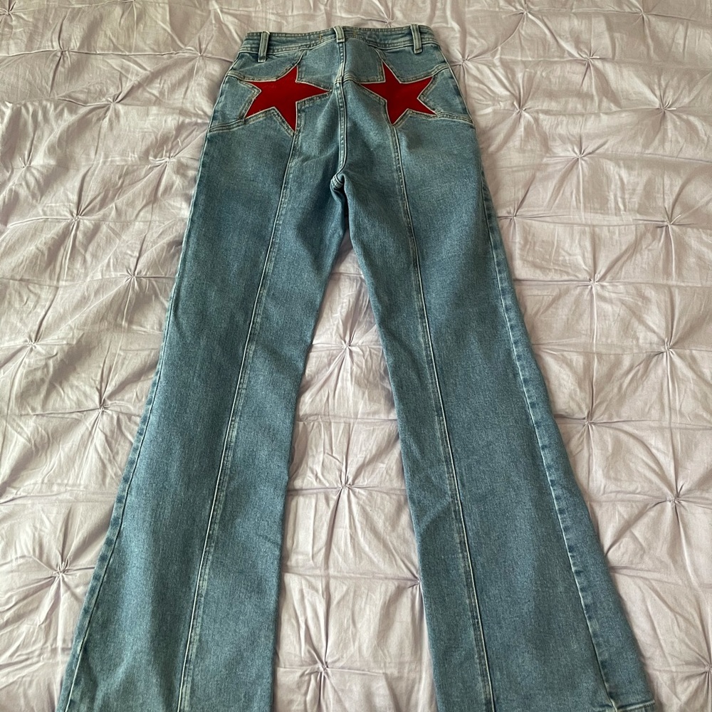 Free People firecracker flare jeans